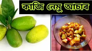 কাজি নেমু আচাৰ | Kaji Nemu Achar  | Lemon Pickle@NitasKitchen