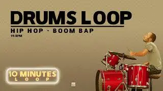 FREE DRUMS LOOP - Hip Hop / Boom Bap - 95 BPM 🥁