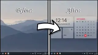 How to customize windows 11 with monterery rainmeter widgets