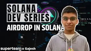 Airdropping Tokens with Python | Module 7 | Solana Development Series