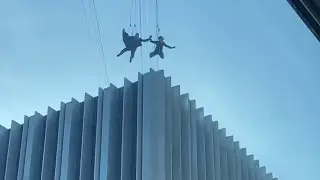 Момент со съёмок фильма Матрица 4 !!