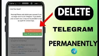 How To Delete Telegram Account