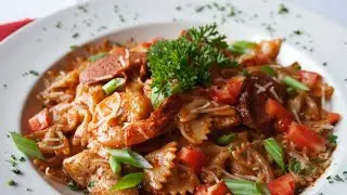garlic prawn pasta