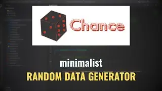ChanceJS - minimalist RANDOM DATA generator