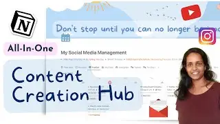 My Notion All-In-One Content Planning & Creation Hub