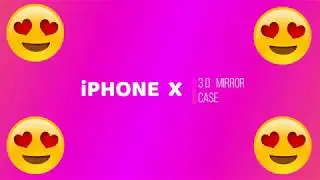 iPhone X case 3D Mirror Card Holder Kickstand Wallet case  - Gadget Beauty
