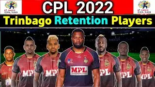 CPL 2022 | Trinbago Knight Riders Retention Players list | CPL 2022 Barbados Team Squad | CPL 2022