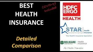 Best Health Insurance 2022 in hindi | Comparison | HDFC ergo vs Star health Vs Religare health