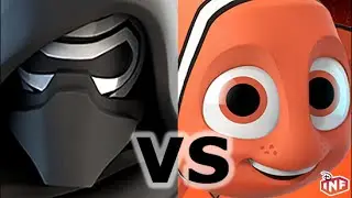 Kylo Ren vs Nemo sarlacc pit arena fight Disney Infinity toy box