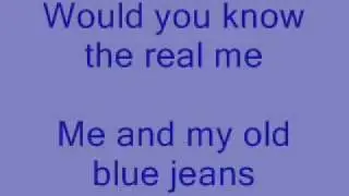 Hannah Montana Old Blue Jeans FULL + Lyrics video
