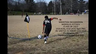 Sebastian Richardson - Soccer Recruiting Video #1 DC United Academy U11-U17