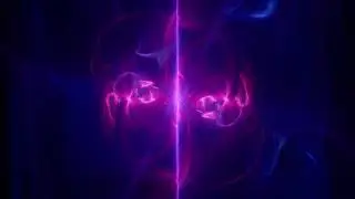 Fractal Flame Blue Pink 4K Animated Motion Background Wallpaper Screensaver