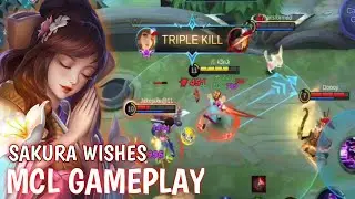 GUINEVERE SAKURA WISHES! | FULL BUILD AND EMBLEM 2021 | FIRST MCL GAMEPLAY - MOBILE LEGENDS
