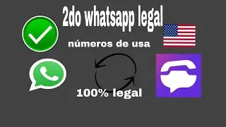 ¡WHATSAPP SIN CHIP! 📲 Cómo tener un SEGUNDO NÚMERO LEGAL con TextNow (2026) ✅