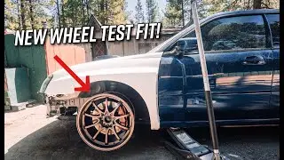 Test Fitting New Wheels On The Msports Widebody!