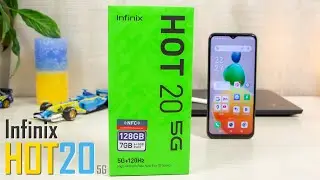 Infinix HOT 20 5G - Огляд смартфона! Дисплей 120 Гц, енергоефективний процесор, камера 50 Мпікс, NFC