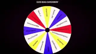 GOD BAG GIVEAWAY WINNER!
