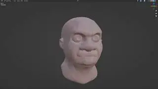 Blender - Sculpting Experiment with Flyaround View (Timelapse)