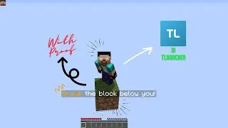 MINE CRAFT TLUNCHER ONE BLOCK MAP DOWNLOAD JAVA EDITION
