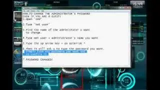 How to change Admin's password even if you are a guest!