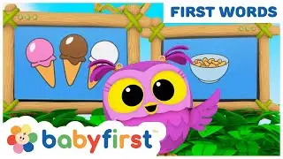 Hoot, Scoot & What | Learn First Words & Vocabulary | Games | Fruits & More for Babies | BabyFirst