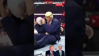 Donald Trump hits a Stunner on Joe Biden - WWE 2k24 