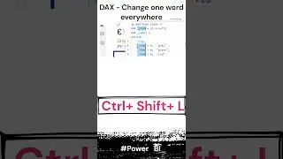 DAX change one word everywhere in 