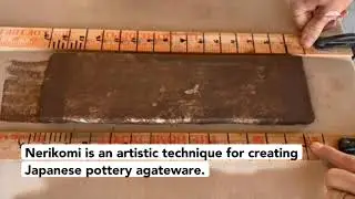 Nerikomi Block Clay Cutting by Lead Ceramics Instructor, Jesse Armstrong