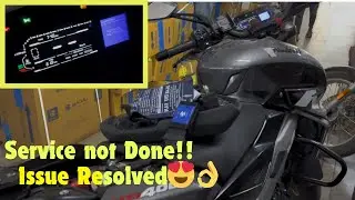 NS400Z Service Not Done Issue Resolved!!👌