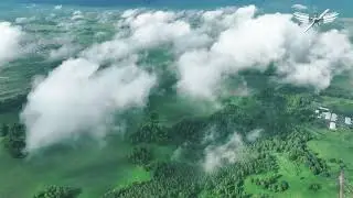 После грозы. Аэродром Мочище