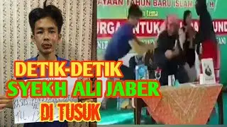 DETIK DETIK SYEKH ALI JABER DI TUSUK ORANG TAK DIKENAL