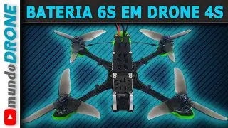 Como USAR BATERIA 6S em DRONES 4S