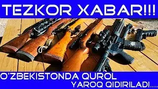 O'ZBEKISTONDA QUROL-YAROQ VA PODTLOVCHI MODDALAR QIDIRILADI....