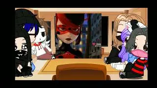 реакция улй и ллс на леди баг и супер кот 🐞🐈‍⬛