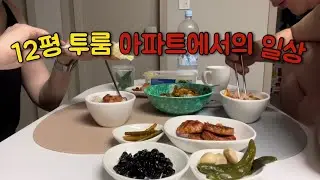 Vlog | 12평 투룸 아파트에서의 일상 | 장보고 집밥해 먹는 일상