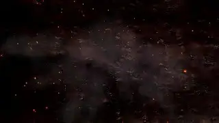 Fire Particles Overlay With Smoke Effect | Background Video Effects Hd |