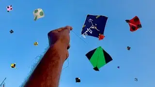 New tricks to kite catch | kite looting | kite catching video |