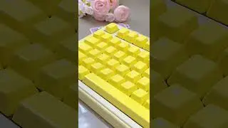 Capture the Sunny Charm of Yellow Ceramic Keycaps