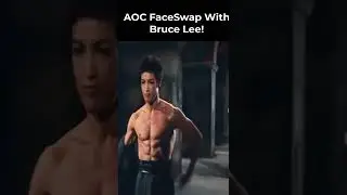AOC FaceSwap With Bruce Lee Fight Scene 