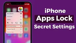 How to LOCK APPS on iPhone! (with Face ID)| Apple info