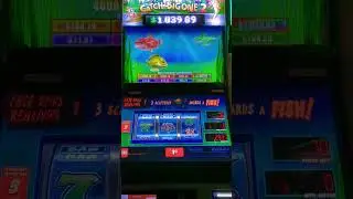 I got a surprise for my bonus on Catch the BIG ONE slot machine #slots #casino #vegas