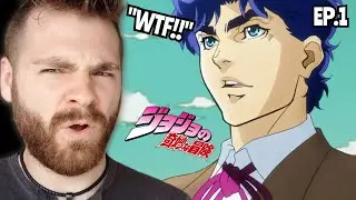 WHO THE F*** IS DIO??!! | JOJO'S BIZARRE ADVENTURE - EPISODE 1 (PART 1) | REACTION!