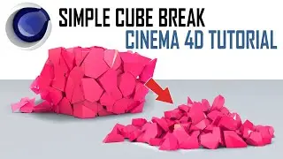 Break a Cube [Cinema 4D Tutorial]