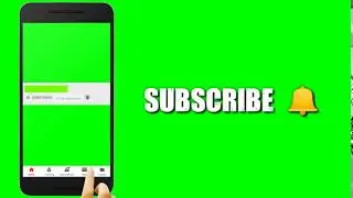 Subscribe Green Screen Video ( No Copyright) Subscribe animation  mobile