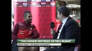 Arda Turan özel röportaj ham görüntüler