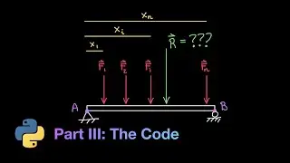 Find the Resultant of a System of Forces (Code) [Statics With Python #12]