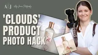 Cheap Product Photography Hack | How To Create A Clouds Effect Perfume Photography Setup