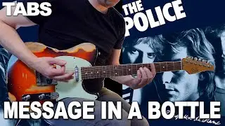 The Police - Message In A Bottle | Guitar cover  | + SOLOS