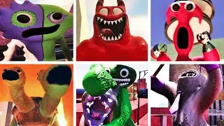 Garten of Banban 1,2,3,4,6,7 - All Jumpscares and Ending in Light Mode