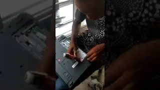 INSERTING A HARD DISK INTO AN ASUZ MACHINE | Laptop Repair | TARGET TECH SOLUTION |